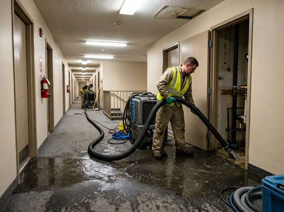 multi-unit-apartment-hallway-f-005 — frequently asked questions, Emergency Burst Pipe Water Extraction & Removal in Farmvill…